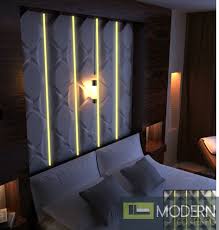 modern design led lit 3d wall panel led