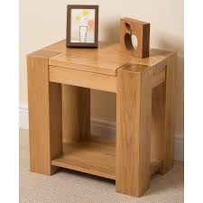 The perfect size for slotting in next to a sofa or armchair, these oak side tables are. Kuba Solid Oak Lamp Table Kuba Oak Furniture