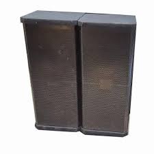 wooden dual 12 inch empty speaker cabinet
