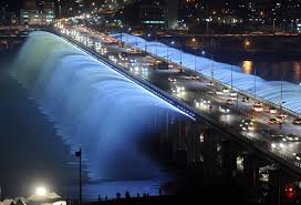 the world s longest bridge fountain