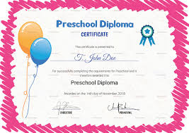 Preschool Completion Certificate Magdalene Project Org