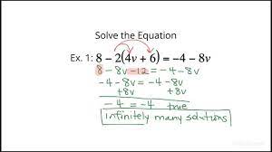 Solving Equations With One Or