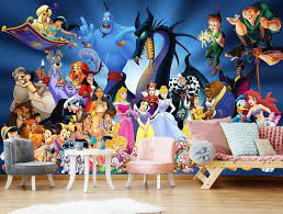 Wall Mural Disney Cartoon Characters