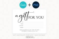 gift certificate template editable