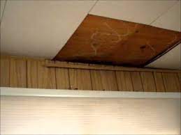 ceiling repair in a mobile home you