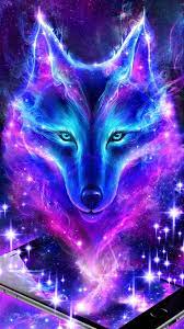 blue violet wolf iphone 8 live