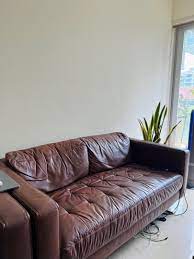 genuine leather sofa set 3 1 seater
