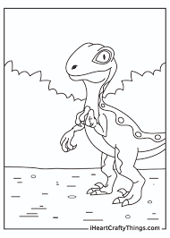 Jurassic park raptor coloring pages classy idea state cyclone. Velociraptor Coloring Pages Updated 2021