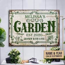 Personalized Gardening Grown With Love