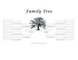 Printable Family Tree Chart Template Glotro Co