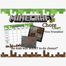 Cassie S Creative Crafts Free Chore Chart Minecraft Chore
