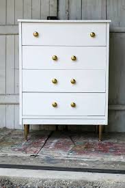 gold spray paint furniture makeover