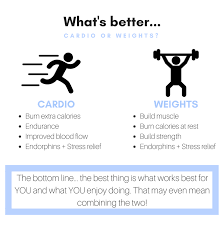 cardio or weights is one superior