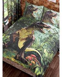 t rex dinosaur double duvet cover and
