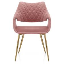 The king's chair is mostly a magnificent gold, silver, or black wooden frame with red, white velvet fabric, or leather color, and is a chair in a very court tone. Fairfield Gold Chair Pink Velvet Atlantic Shopping