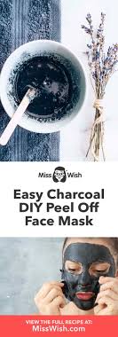 easy diy charcoal l off mask anyone