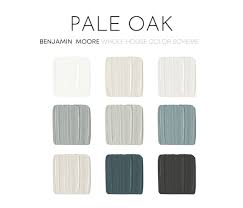 Pale Oak Benjamin Moore Paint Palette