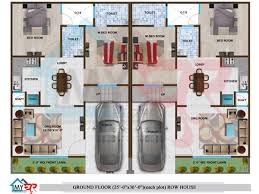 900 Sq Ft Duplex House Plan 2 Bhk