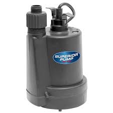 superior pump thermoplastic submersible utility pump