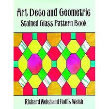 art deco and geometric stained glass