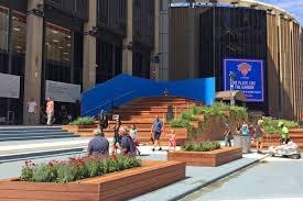 penn station s new public plaza is
