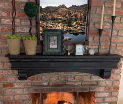 French Country Mantle With Corbels