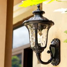 Glass Outdoor Waterproof Wall Lamp