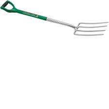 Garden Fork With An Offset Handle