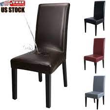 Waterproof Stretch Faux Leather Dining