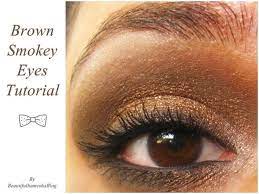 brown smokey eye tutorial