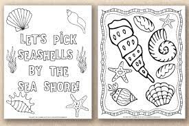 Welcome to another colouring sheet printable that we have exclusively for you today. Seashell Coloring Pages Life Is Sweeter By Design