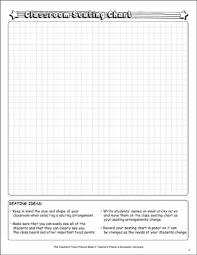 Classroom Seating Chart With Seating Ideas Printable Forms