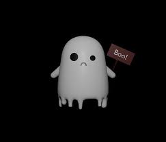 cute ghost 3d model animated cgtrader