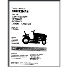 42 Lawn Tractor 917 270921 Mower