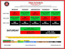 cl schedule lozo karate martial