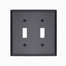 Graham Double Light Switch Cover Wall Mounted Electrical Switch Plate