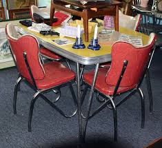 1950s formica and chrome tables gaining