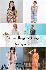 18 free dress patterns heather handmade