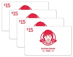 60 wendy s gift card for 48 for members