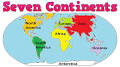 The Seven Continents | Learn names of seven continents ...