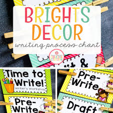 Writing Chart Brights Classroom Set Products In 2019
