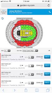 Jonas Brothers Ticket Prices For Msg 08 29 19 Jonasbrothers
