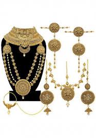 gold bridal sets indian jewelry