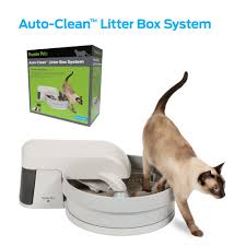 Some automatic cleaning cat litter boxes. Premier Pet Auto Clean Litter Box System Self Cleaning Litter System No More Scooping Auto Cleans Every 30 Minutes Superior Odor Control Works With Any Clumping Clay Litter Walmart Com Walmart Com