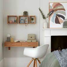 Having a desk opposite your bed might take up a considerable amount of space in your bedroom. Small Home Office Ideas Stir Creativity No Matter How Tight The Space