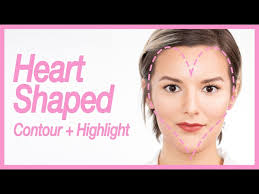 highlight my heart shaped face