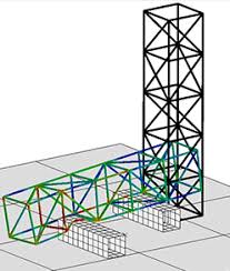 abaqus tutorial 32 tower fall beam