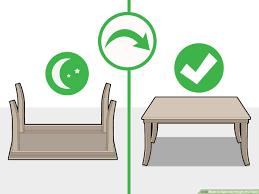 3 ways to raise the height of a table