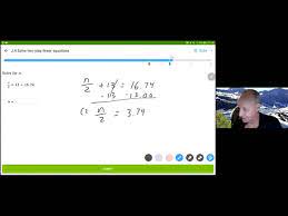 Ixl Algebra 1 J 3 Solve One Step