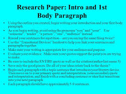 How to Format Your Research Paper SlidePlayer